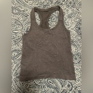 Striped lululemon tank top
